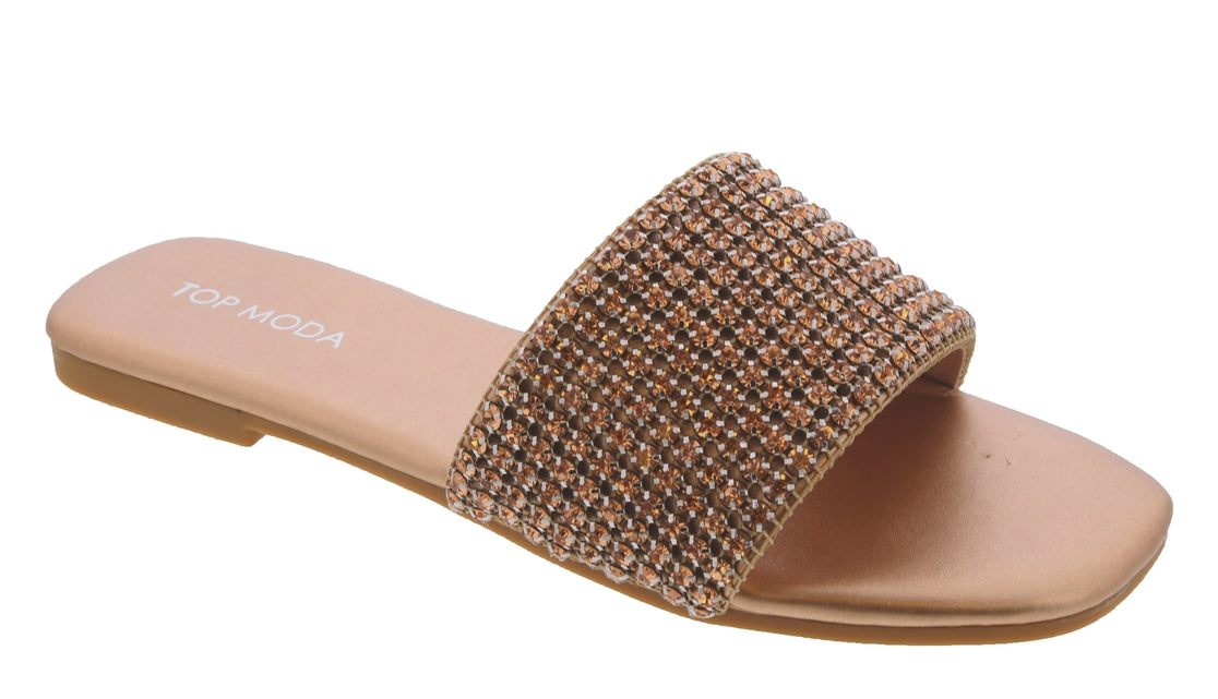 Rose Gold Bling Sandal