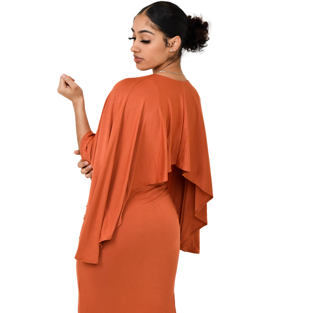 Chic Rust Dress