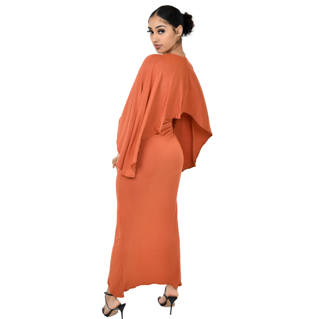 Chic Rust Dress