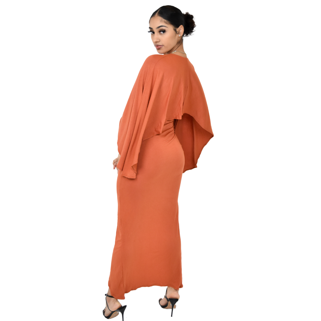 Chic Rust Dress