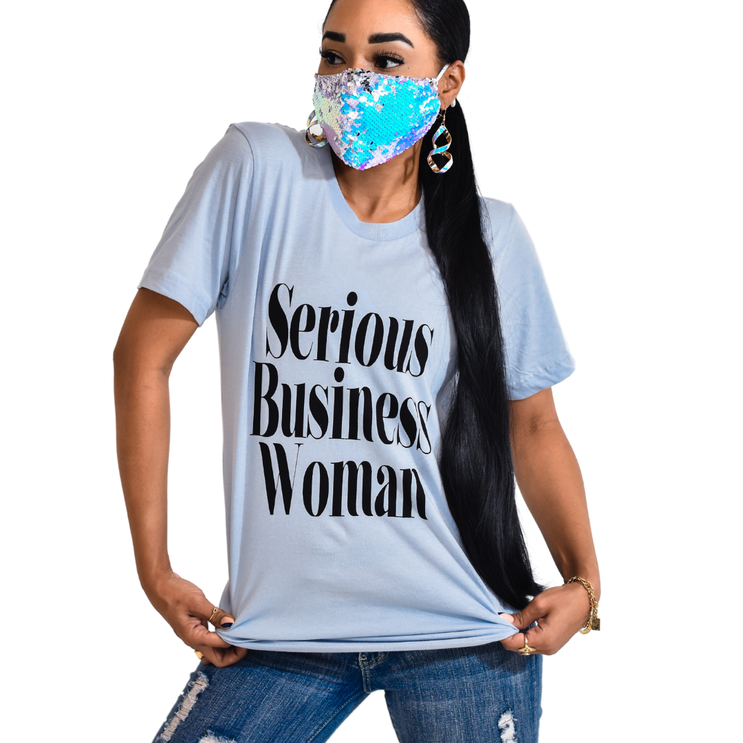 Serious Business Woman Tee