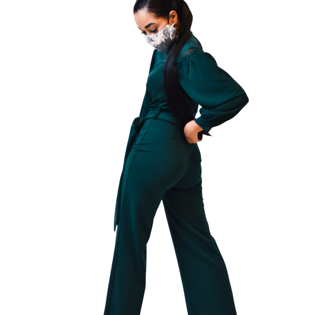 Christmas Green Jumpsuit