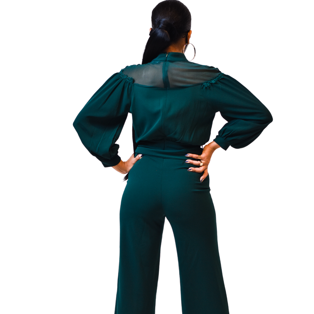 Christmas Green Jumpsuit