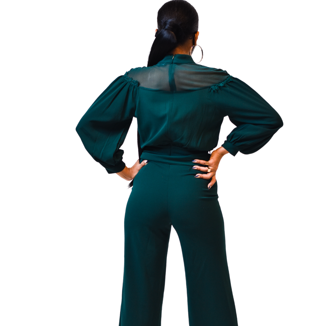Christmas Green Jumpsuit