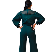 Load image into Gallery viewer, Christmas Green Jumpsuit
